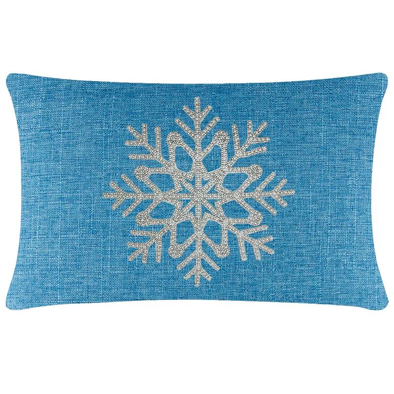 Sparkles Home Rhinestone Snowflake Pillow