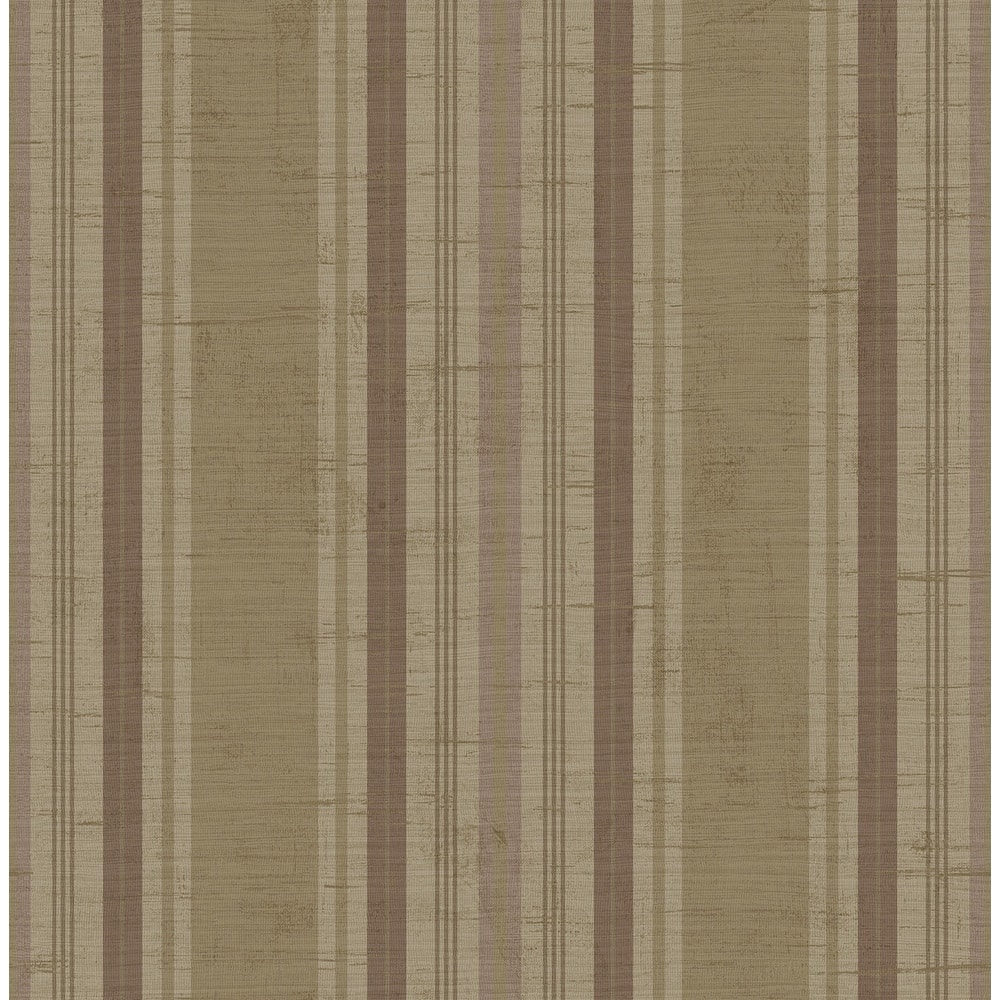 Seabrook Designs Noelle Linen Stripe Unpasted Wallpaper