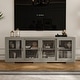 preview thumbnail 1 of 29, Vintage TV Cabinet Buffet Cabinet Entertainment Center Gray Brown Grey