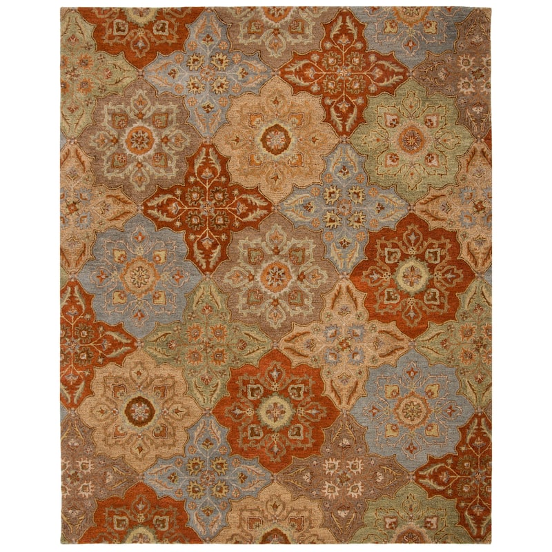 SAFAVIEH Handmade Heritage Uranie Traditional Oriental Wool Rug