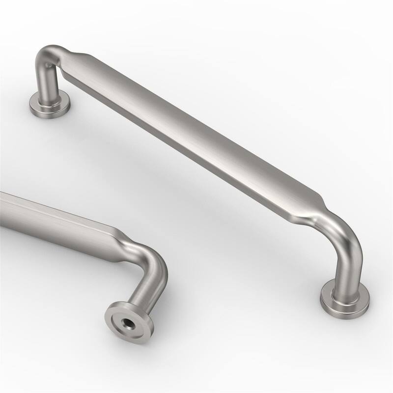 10 Pack 5 Inch Cabinet Pulls - 5"L x 1"W - Brushed Satin Nickel