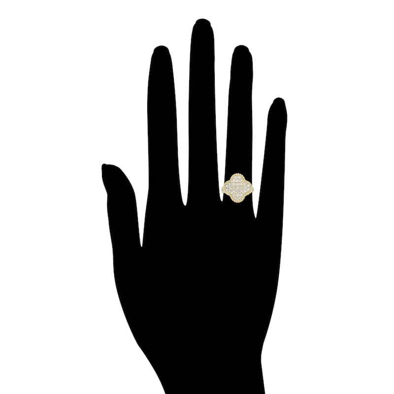 Pavé Clover Ring