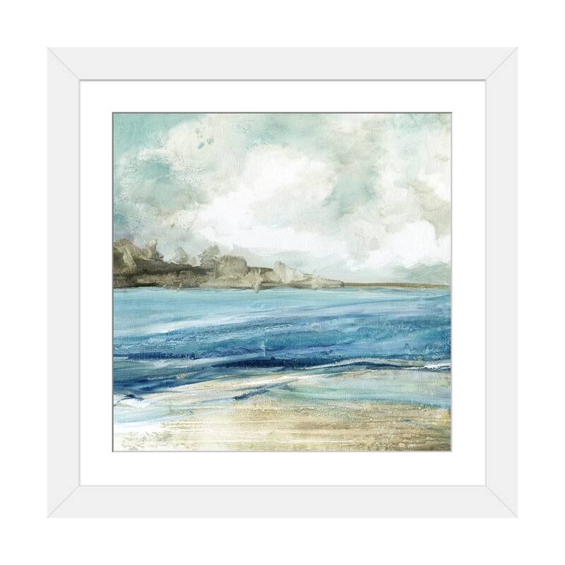 iCanvas "Soft Surf I" by Carol Robinson - White - 16x16x1
