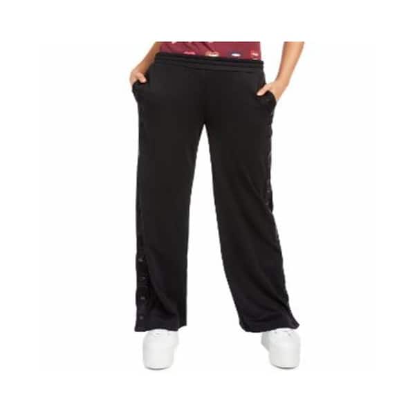 Juicy Couture Women's Side Snap Track Pants Black Size Small - Bed Bath ...