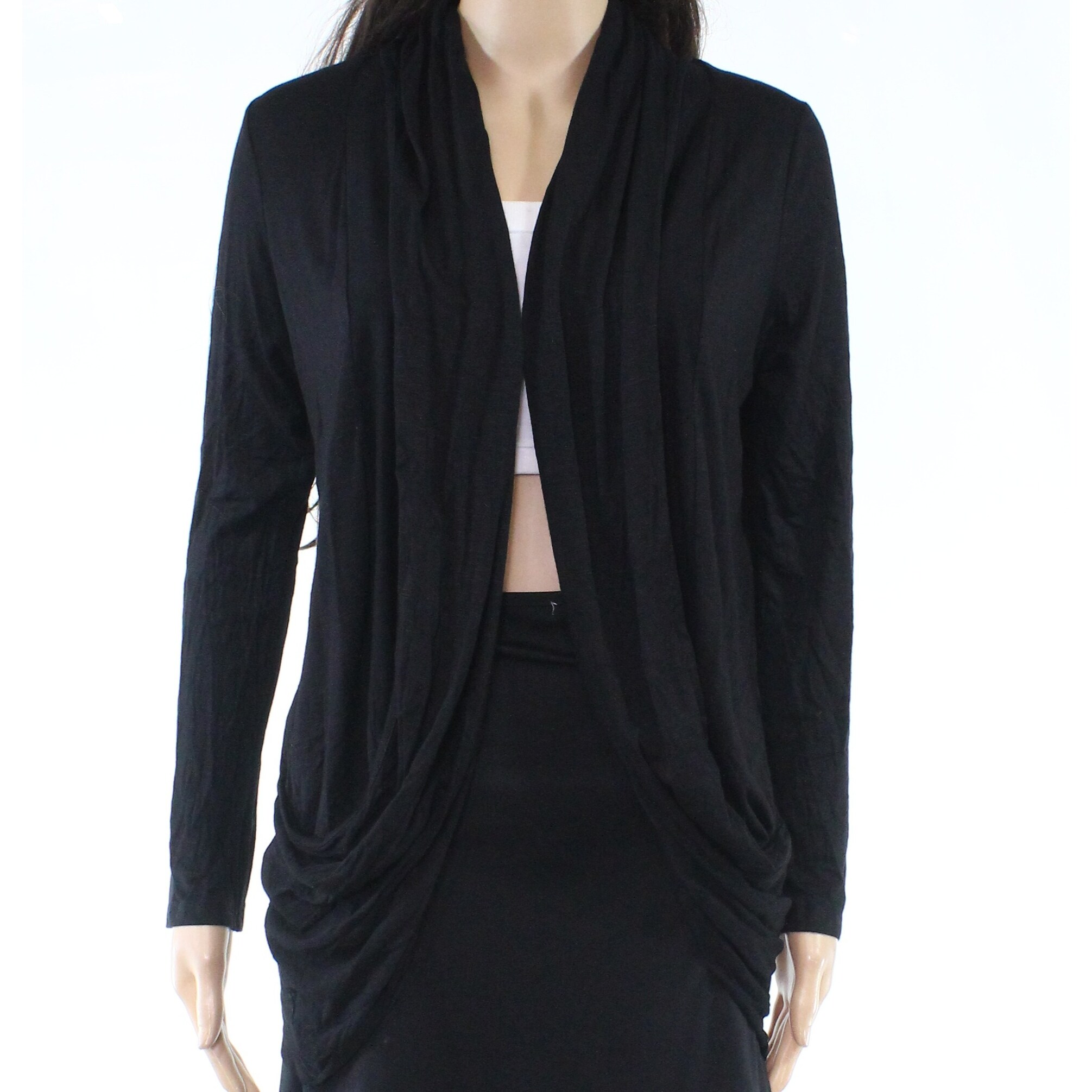 Shop Pixley Womens Sweater Black Size Medium M Cardigan Open Front