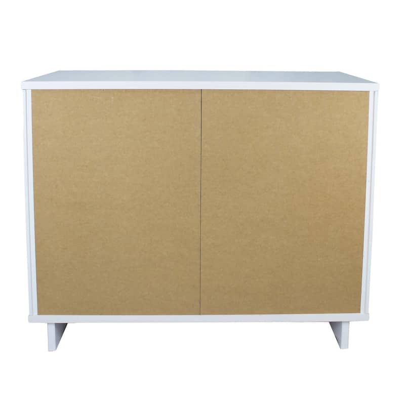 Manhattan Comfort 3-Piece Granville Modern Solid Wood Dresser Chest and Nighstand Set.