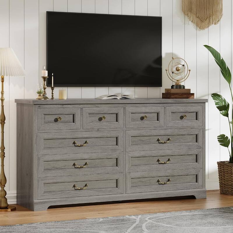 Farmhouse Drawers Dresser for Bedroom Storage Dressers Organizer