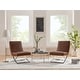 preview thumbnail 4 of 36, Art Leon Retro Armless PU Leather Chair