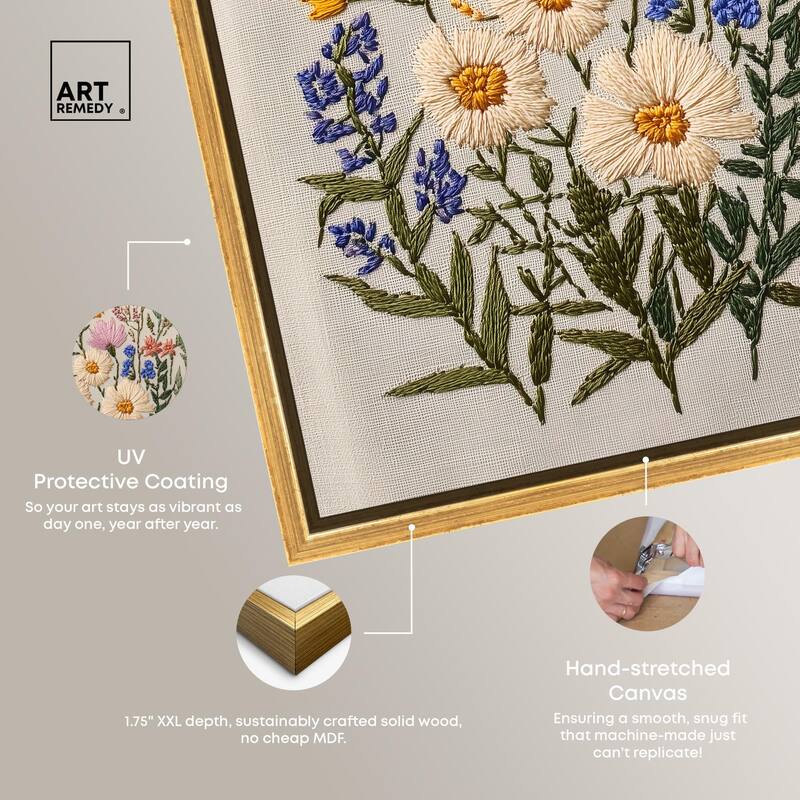 Needlepoint Prairie Posy Canvas by Art Remedy