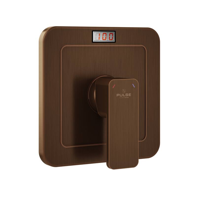 PULSE ShowerSpas LED TruTemp PB Valve with OilRubbed Bronze Trim Kit