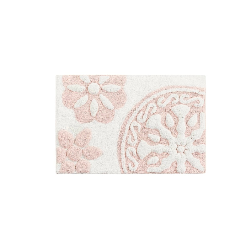 Madison Park Marrakesh Medallion Cotton Tufted Bath Rug
