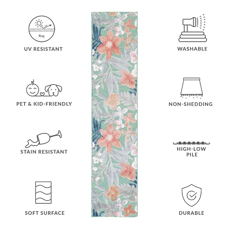 SAFAVIEH Cabana Indoor/ Outdoor Waterproof Transitional Rug