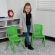 preview thumbnail 36 of 53, 2 Pack Plastic Stackable Preschool Chair with 10.5" Seat Height - 14"D x 12.5"W x 20"H