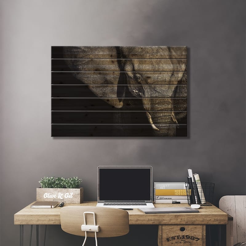 The Matriarch Print On Wood by Piet Flour - Multi-Color