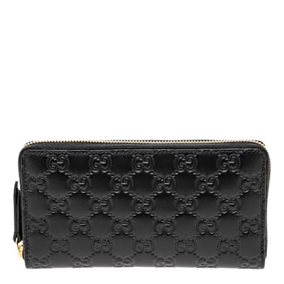 Gucci Signature Zippered Continental Wallet