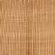 preview thumbnail 12 of 13, Palm Scalloped Rattan Coffee Table - Handwoven Wicker Round Accent Table for Living Room Patio or Sunroom, Coastal Style