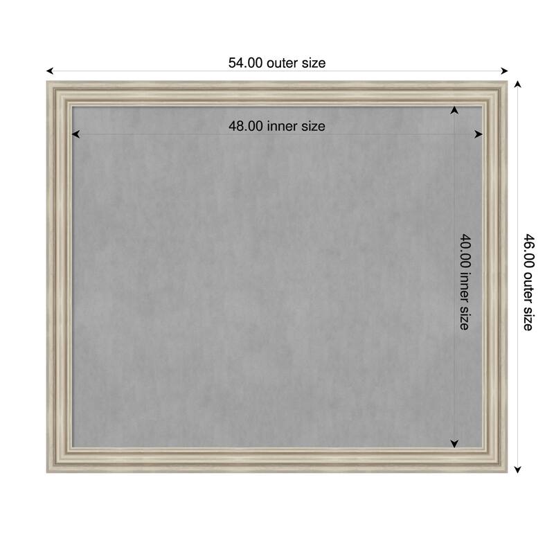 Amanti Art Sierra Black Brown Framed - 54 x 46 in - Sierra Silver