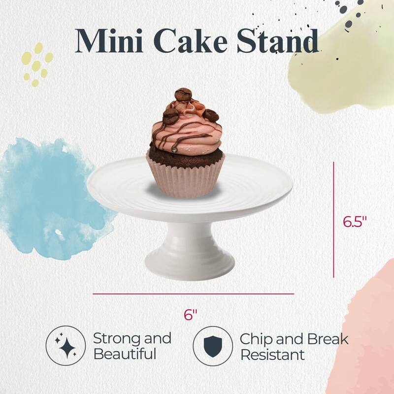 Portmeirion Sophie Conran White Mini Cake Stand - 6.5-inch