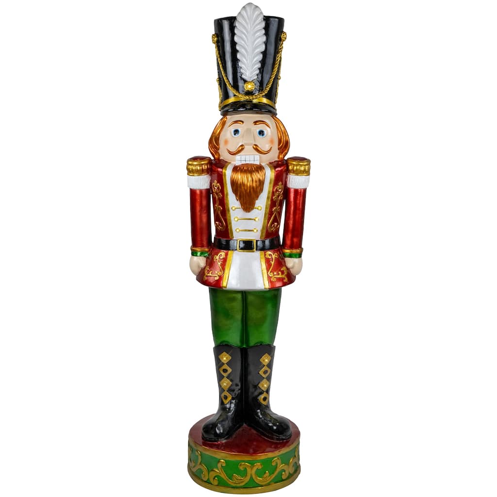 Commercial Christmas Nutcracker Soldier Base 5.25' Red Green