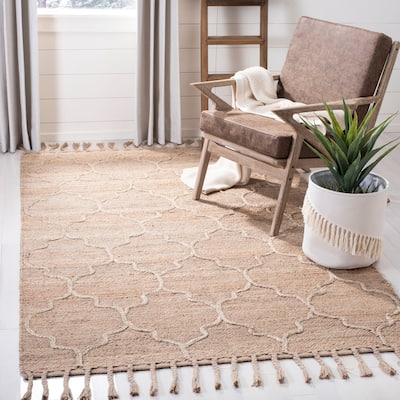 SAFAVIEH Handmade Natural Fiber Karsyn Jute Tassel Rug