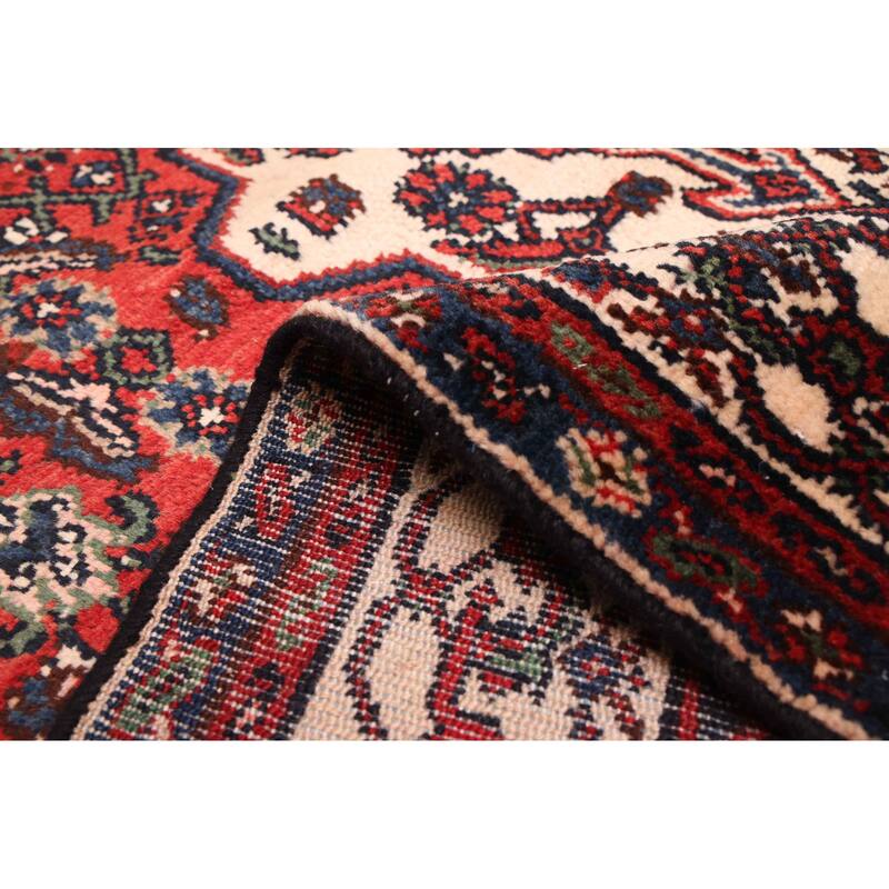 ECARPETGALLERY Hand-knotted Andelz Red Wool Rug - 5'2 x 8'4