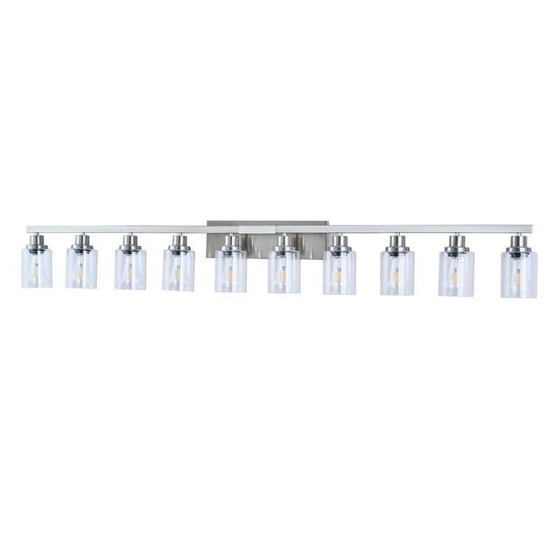 10-Light Vanity Lights for Mirror, 52 inch Modern Bathroom Wall Lighting for Bedroom, Living Room
