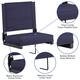 2 Pack 500 lb. Rated Lightweight Stadium Chair-Handle-Padded Seat