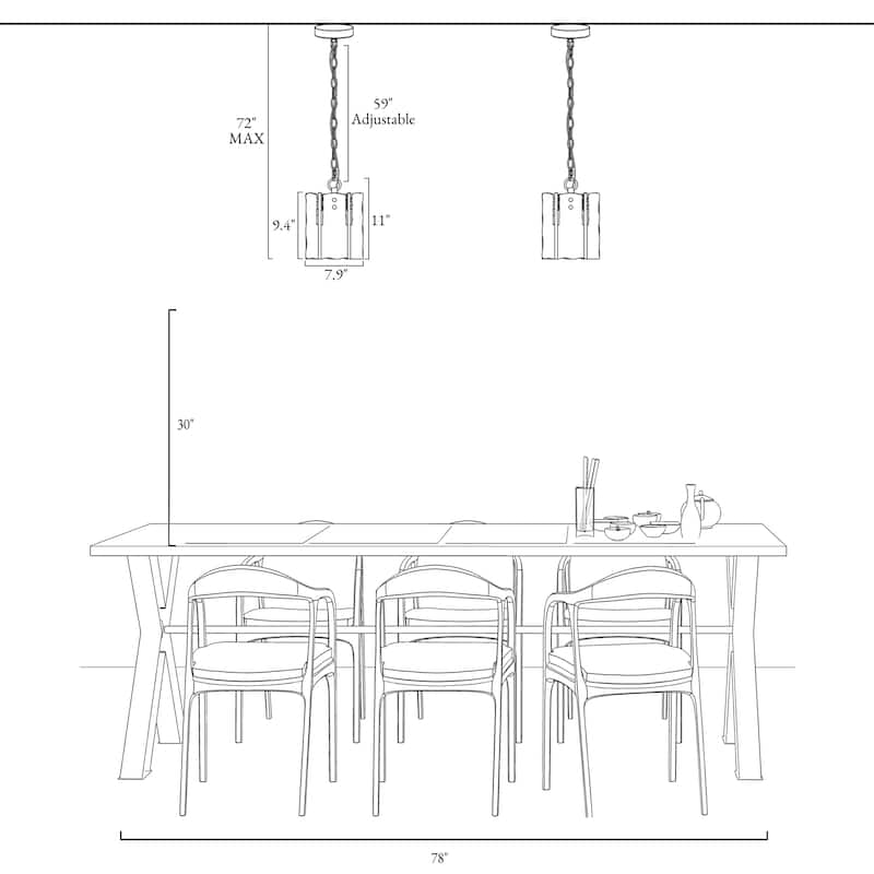 Kasy Modern 1-Light Textured Glass Pendant Light Art Deco Kitchen Island Light