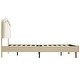 preview thumbnail 9 of 66, Velvet Upholstered Platform Bed Smart LED Bed Frame with Adjustable Height Headboard, Noise-Free Slat Support for Night's Sleep