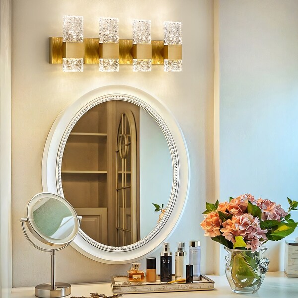 Modern Crystal Vanity Light Bathroom Light Fixtures Over Mirror LED Suitable for Bathroom Mirror On Sale Bed Bath Beyond 37385456
