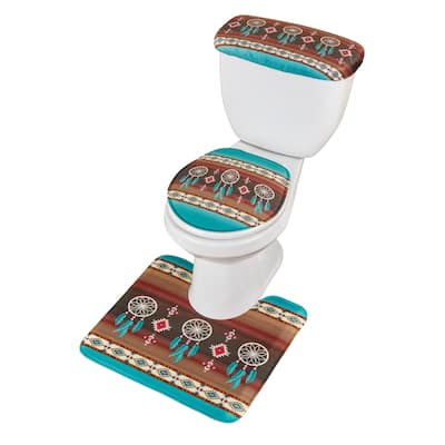 Southwest Dreamcatcher Commode Set - 22.5 x 0.13 x 9.75
