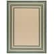 preview thumbnail 82 of 140, SAFAVIEH Courtyard Vickie Indoor/ Outdoor Waterproof Patio Backyard Rug 10' x 14' - Beige/Dark Green