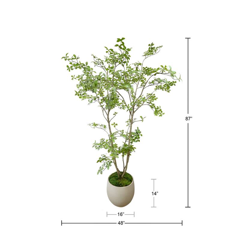 Bonsai Tree in Fiberstone Planter - 87