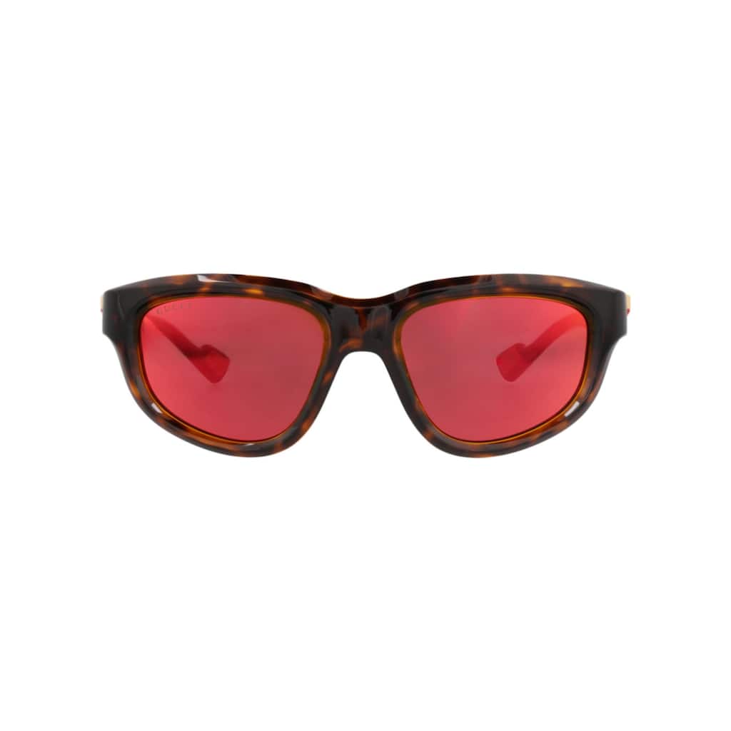 Gucci Round-Frame Injection Sunglasses
