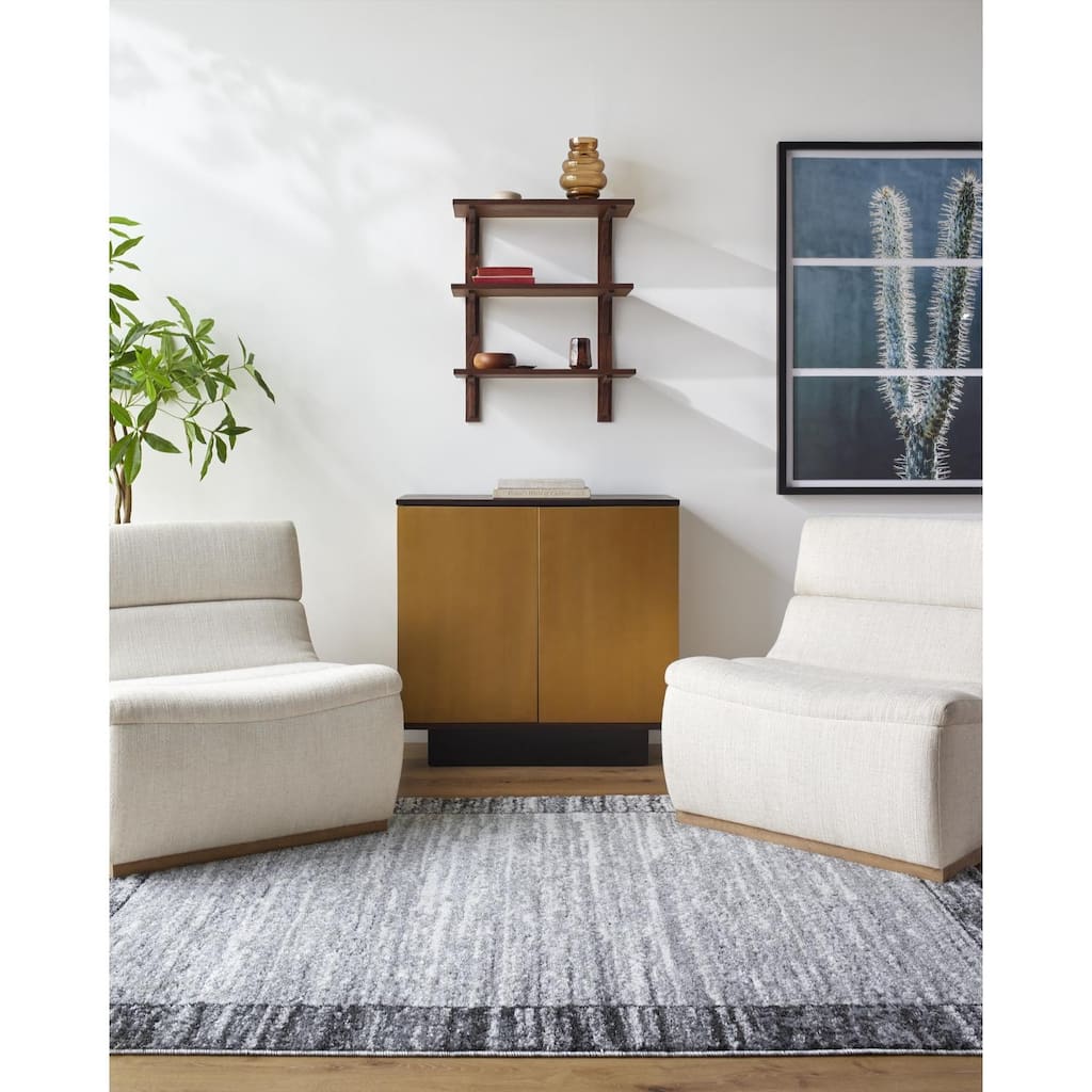 Livabliss Transitional Andorra Plus Border Area Rug