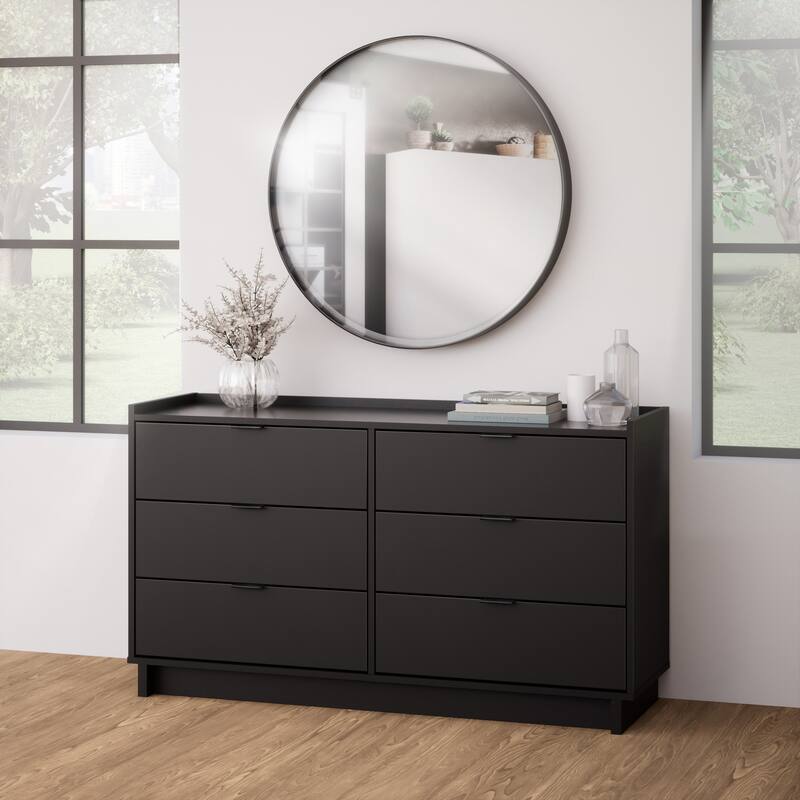 Prepac Simply Modern 6 Drawer 52.5" W Dresser