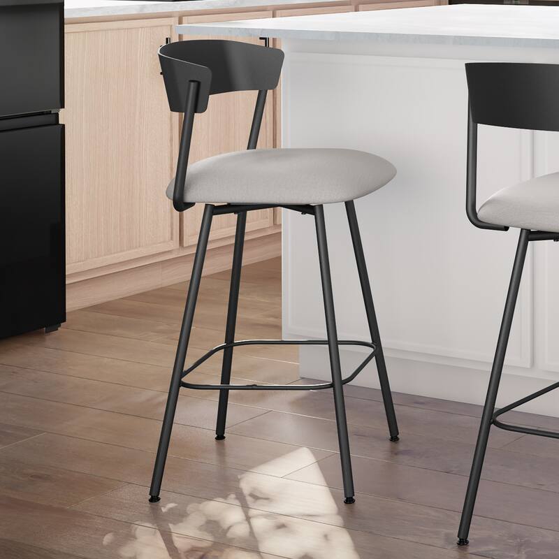 Amisco Ludwig Swivel Counter and Bar Stool