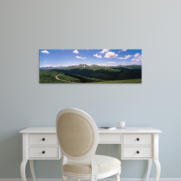 Easy Art Prints Panoramic Images's 'View of a mountain range, Rocky Mountain National Park, Colorado' Canvas Art