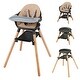 preview thumbnail 6 of 45, Costway 6-in-1 Convertible Wooden Baby Highchair Infant Feeding Chair - See Details Brown
