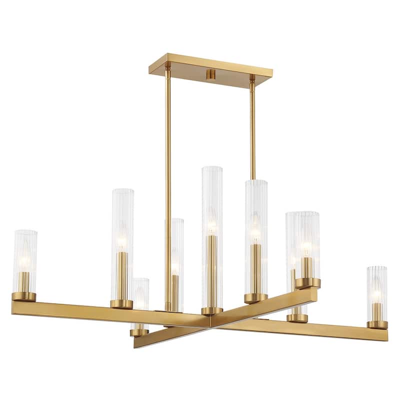 Savoy House 1-2635-9 Carina 9 Light 38" Wide Pillar Candle Linear