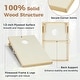 preview thumbnail 6 of 8, Costway 1/2 PCS 3'x2' Portable Corn Hole Game Board Includes 8 Bean - Natural - 1 PCS