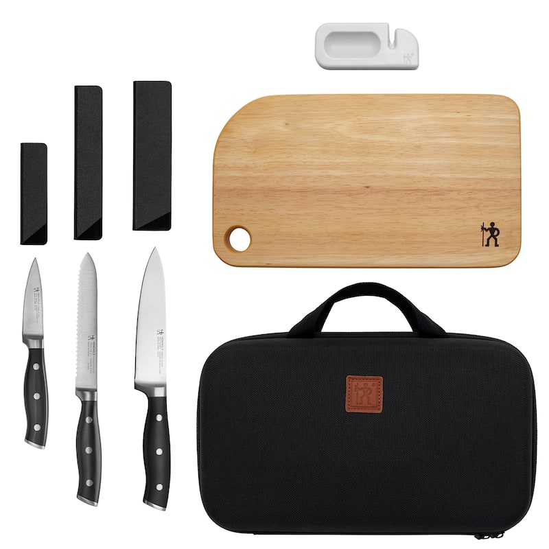 Henckels Forged Accent 6-pc Travel Knife Set - Black - 9-pc