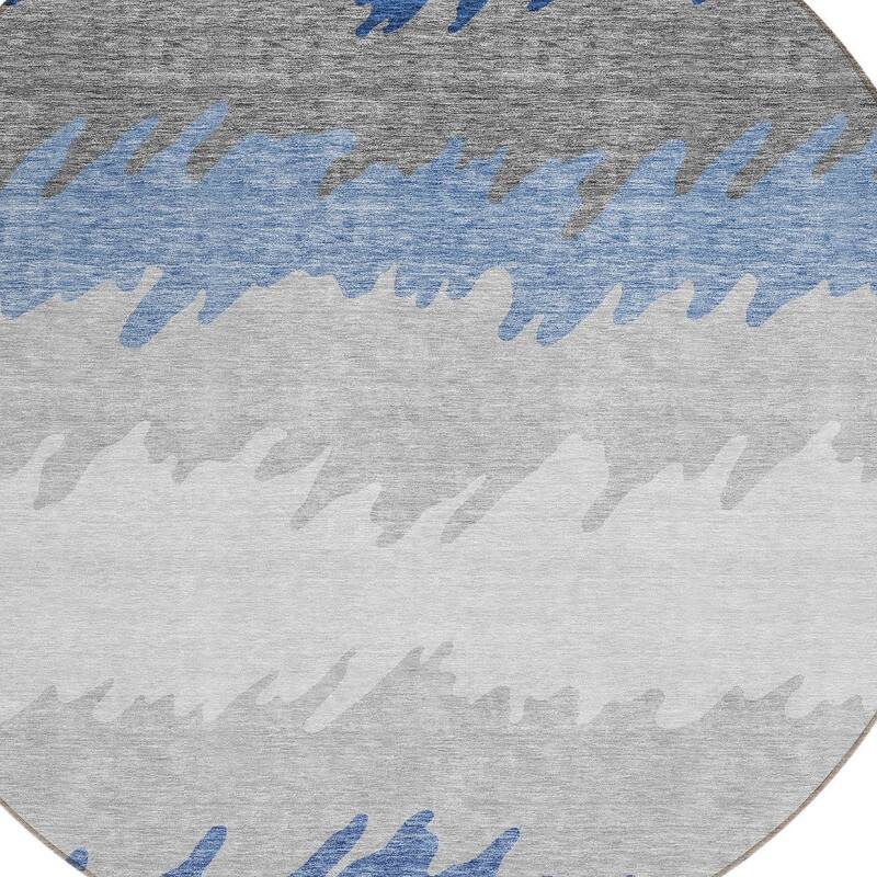 HomeRoots Striped Transitional Rectangle Outdoor Rug