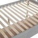 preview thumbnail 15 of 14, Gray Twin over Full Solid Wood L-Shaped Bunk Bed with Drawers