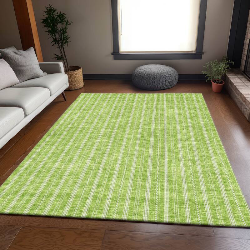 Premium Washable Super Soft Stripe Mayfield Rug