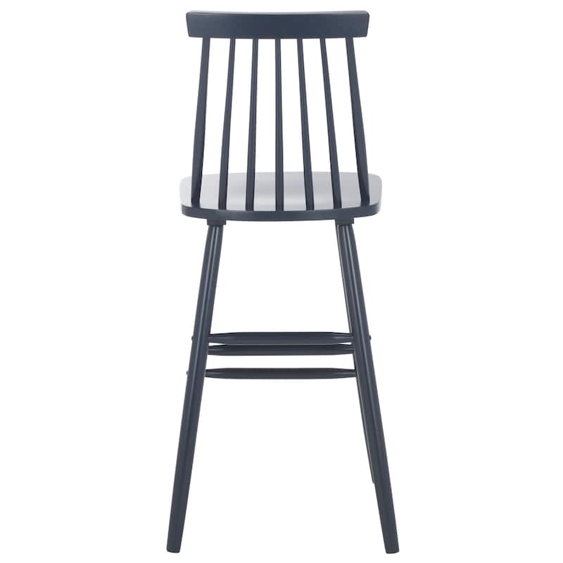SAFAVIEH Zillah 24-inch Spindle Farmhouse Counter Stool (Set of 2) - 17.7" x 20.5" x 39.1" - 18"W x 21"D x 39"H