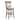 Eleanor Double X Back Wood Swivel Bar Stool by iNSPIRE Q Classic