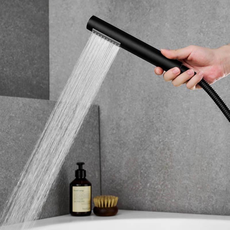 Altair Sorlia Cross Handles Deck-Mount Roman Tub Faucet with Handshower