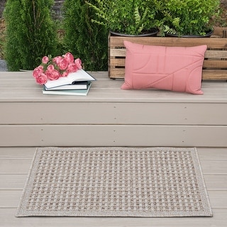 Style Haven Gingham Check Indoor/Outdoor Area Rug.. - On Sale - Bed ...