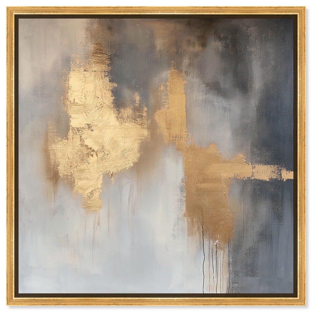 Golden Imprint Canvas by Art Remedy